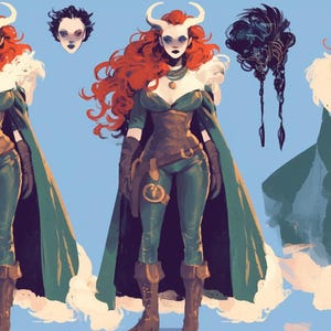 OC Adoptable 143: Fantasy Themed  (4 images)