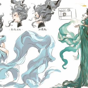 OC Adoptable 328: Fantasy Themed  (4 images)
