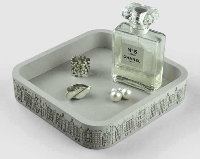 Concrete Tray | 150mm | Decorative Tray | Square | Handmade Concrete
