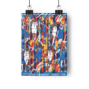 Oklahoma City Thunder Art Print 2024/25 NBA Champions Giclée Art Print OKC