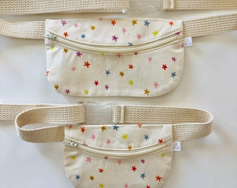 Mommy n Me Treasure Pouch in pesca stellata