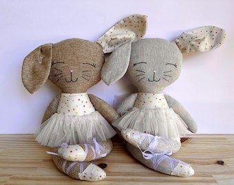 Coniglietto ballerina stella arcobaleno