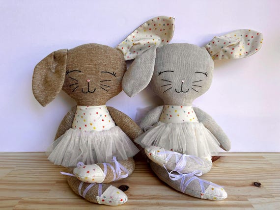 Rainbow Star Ballerina Bunny