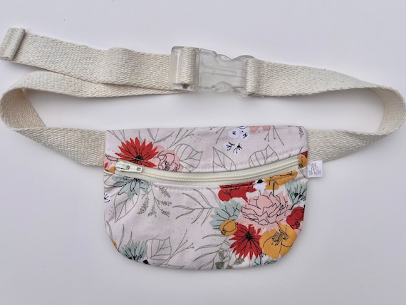 Treasure Pouch in Cream Floral