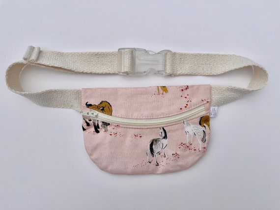 Treasure Pouch in Pink Ponies