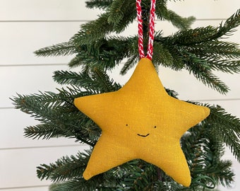 Plush Star Ornament