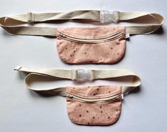 Mommy n Me Treasure Pouch con stelle rosa