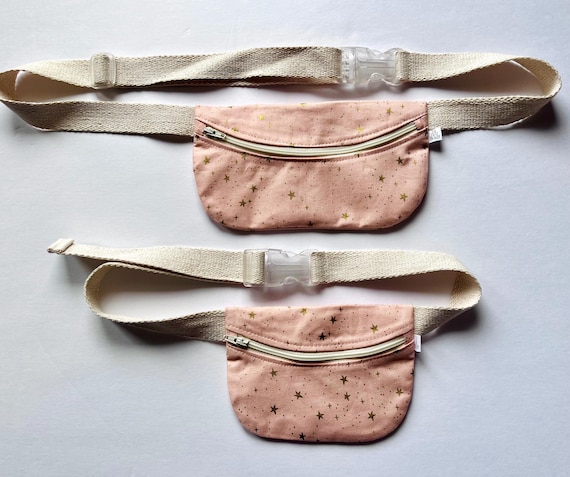 Mommy n Me Treasure Pouch in pink stars