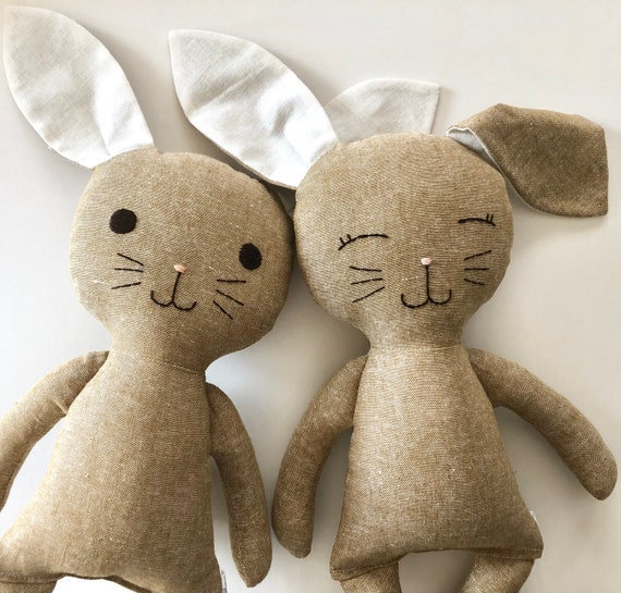 Taupe Linen Bunny