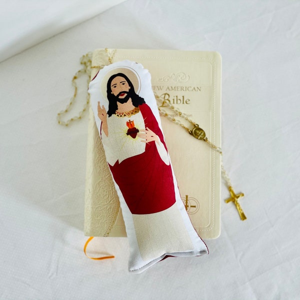 Learn the Our Father - Jesus Plush Prayer Doll