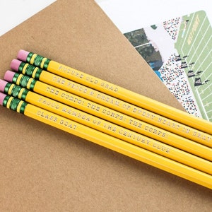 Corps of Cadets Engraved Pencils, West Point Cadet Pencils, Future Old Grad Gift, West Point Humor, Century Club Pencils, Class GOAT Pencils