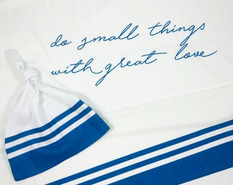 Do Small Things with Great Love - St. Mother Teresa Baby Swaddle Set