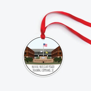 NNPTC South Carolina Ornament, Naval Nuclear Power Training Command Ornament, Collectible Duty Station Ornament, Naval Base Ornament