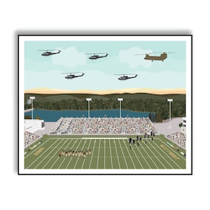 USMA West Point New York Military Base Illustration