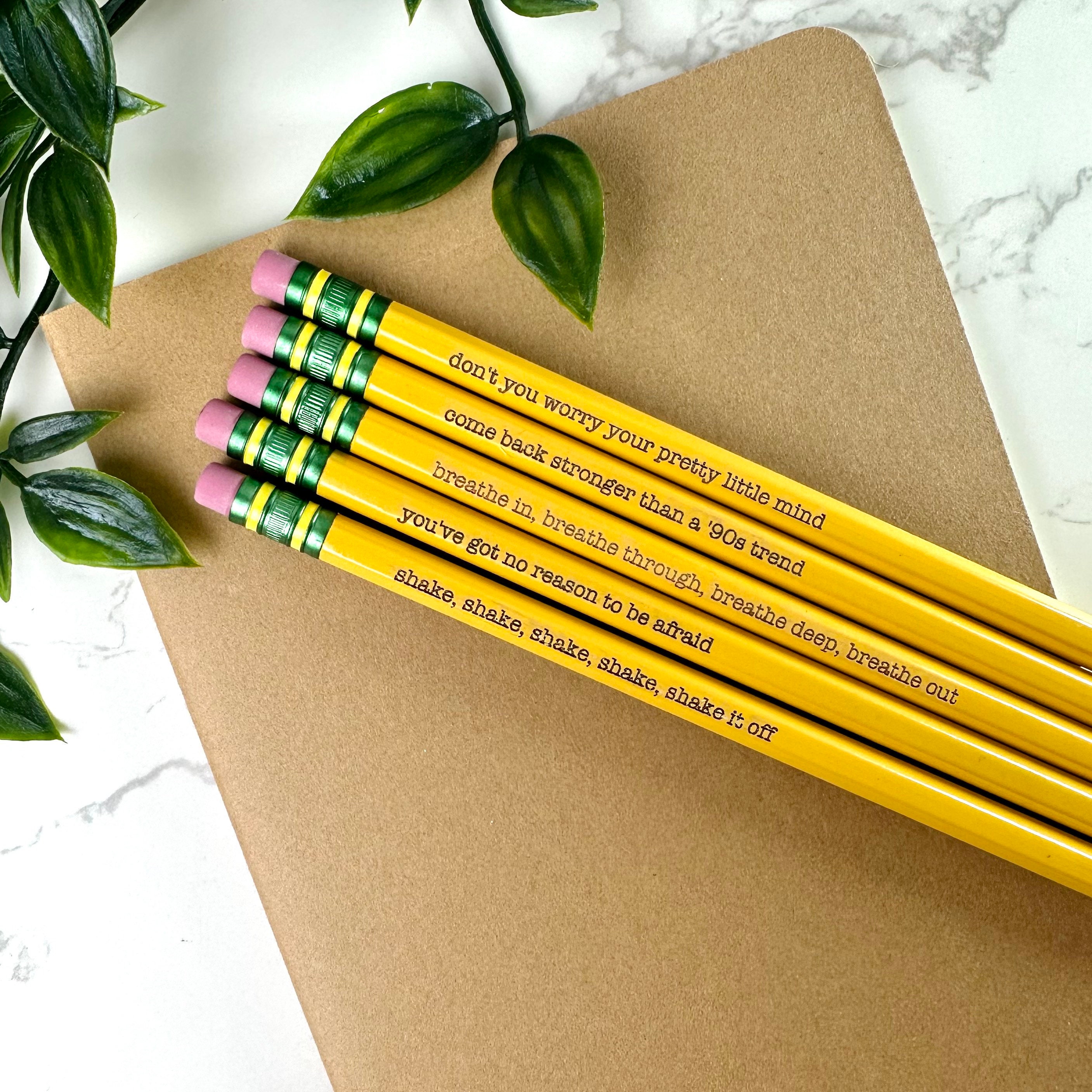 Taylor Swift Pencils Customised Pencils Featuring Lover Song