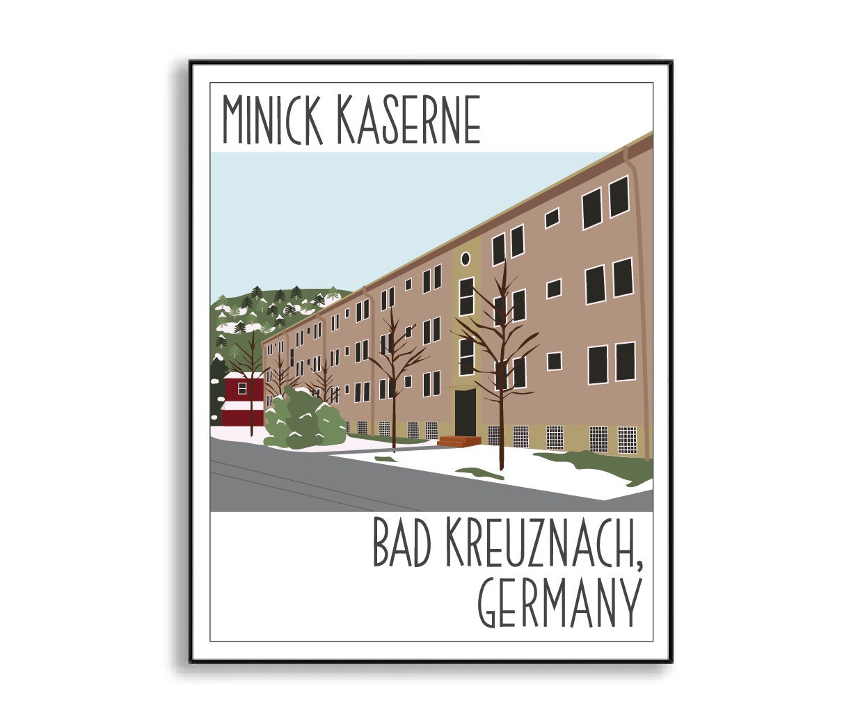 Minick Kaserne Bad Kreuznach Germany Military Base