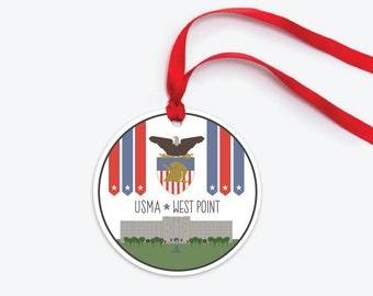 Adorno de la Academia Militar de West Point, regalo para oficiales del ejército, artículo de colección de la base militar.