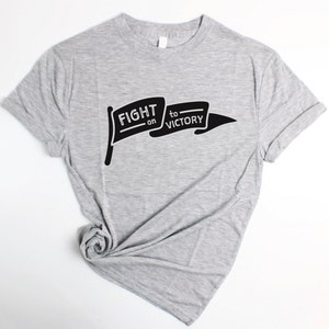 Fight On to Victory Crew Neck Tee, USMA West Point Tshirt, Go Army Shirt, West Point Spiritwear, USMA West Point Old Grad Shirt