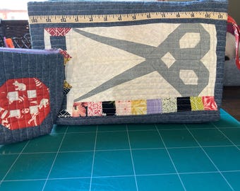 Handmade Quilted Project Bag Set