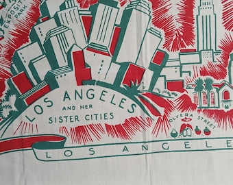 Mantel vintage de Los Ángeles, recuerdo de Hollywood de los años 40, estilo art déco.
