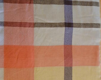 Vintage Tischdecke von Simtex aus dem Jahr 1949, modern, Russel Wright, Halloween/Curry