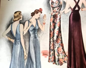 Revista femenina Art Déco vintage de los años 30. McCall's: Moda, decoración y publicidad. Época Decó de 1937.
