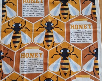 Paño de cocina vintage Ulster Bees & Honey MWOT