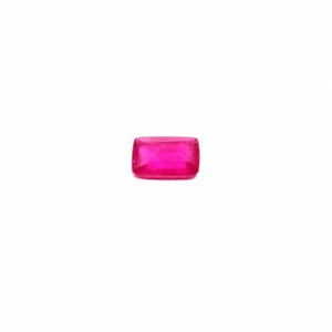 Rubis naturel taille émeraude 0,5 ct à l’unité | Natural ruby gemstone