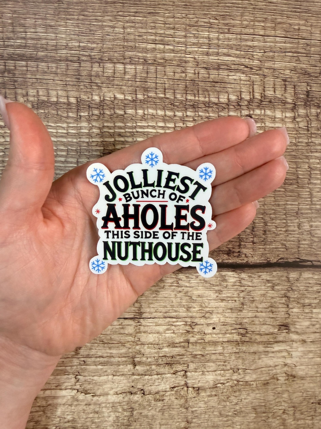 Jolliest Bunch of Aholes Sticker | Christmas Vacation Quote | Funny ...