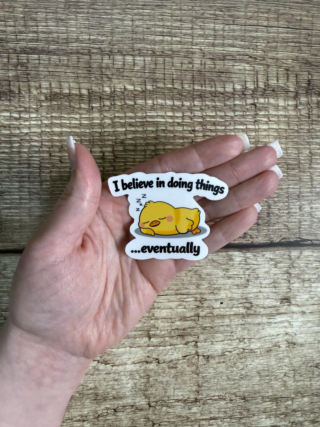 Procrastinate Sticker Funny Procrastination Waterproof Sticker