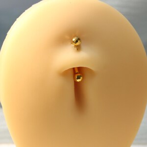 14G Unique Spherical Belly Button Ring Navel Piercing Belly Button Jewelry Titanium Piercing Jewelry