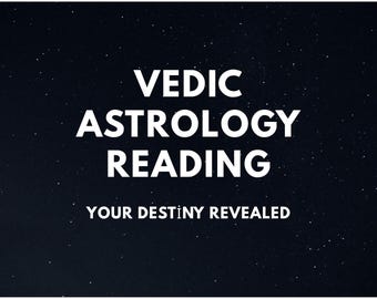 Personalized Birth Chart Reading,Love, Career & Destiny Astrology Report ,Vedic Astrology Reading , Jyotish Chart