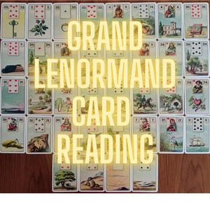 Personalized 36-Card Grand Tableau Lenormand Reading