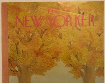 New Yorker Original Vintage Cover July 12, 1976 by Jenni Oliver