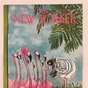 New Yorker Original Vintage Cover January 15, 1972 by Charles Saxon