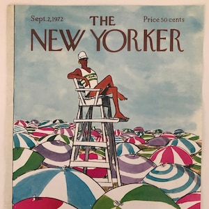 New Yorker Original Vintage Cover September 2, ,1972 by Charles Saxon