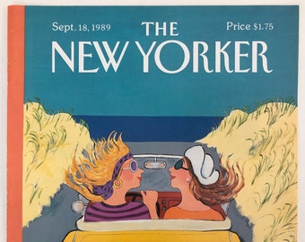 New Yorker Original Vintage Cover August 17, 1981 by Barbara Westman