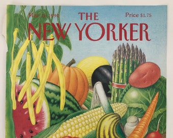 New Yorker Original Vintage Cover March 26, 1990 by Bob Knox