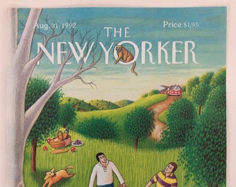 New Yorker Original Vintage Cover August 31, 1992 by Bob Knox