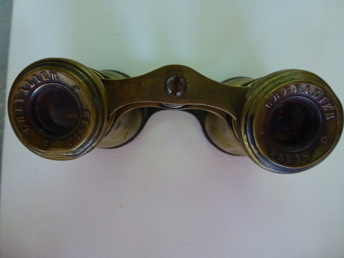 Vintage Chevalier Paris Opera Glasses Brass Opera Glasses Etsy