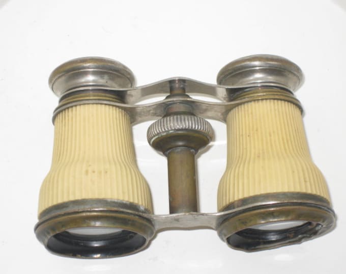 Vintage Chevalier Opticien Paris Opera Glasses Binoculars Antique
