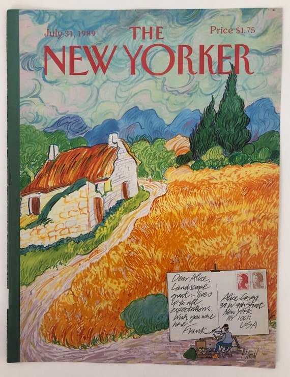 New Yorker Original Vintage Cover July 31, 1989 by Kenneth