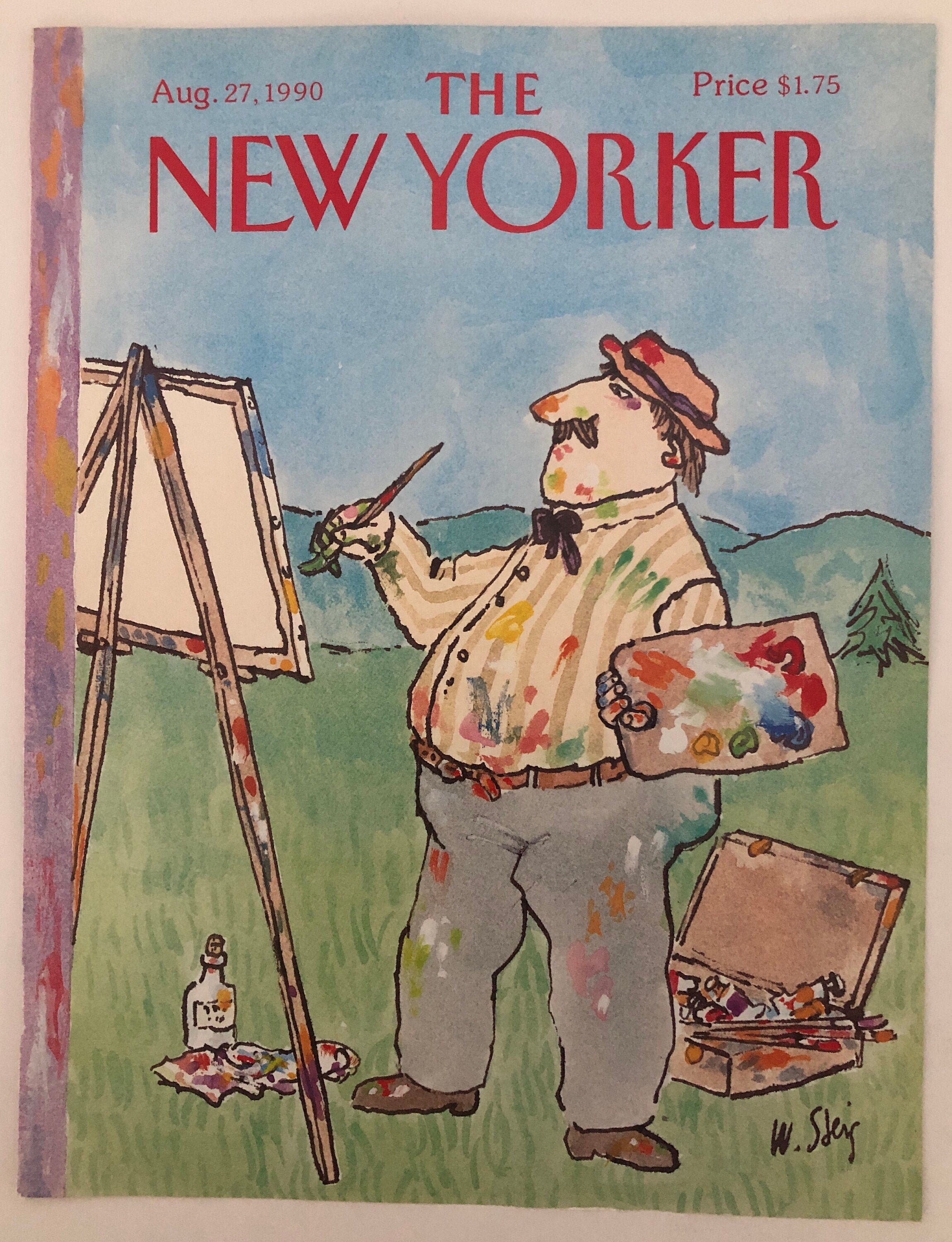 New Yorker Original Vintage Cover August 27, 1990 by William Steig
