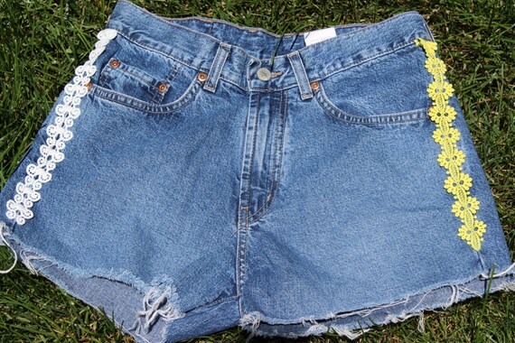 Cycled Cutoff Jean Shorts 