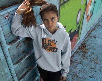 The Nerd sun rises - The Classic Hoodie Sweatshirt with front pocket
