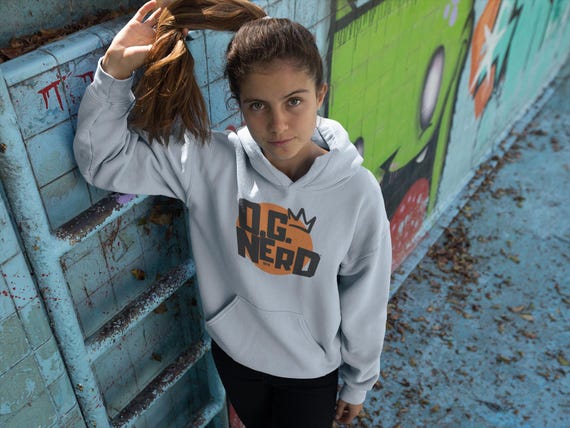 The Nerd sun rises - The Classic Hoodie Sweatshirt with front pocket
