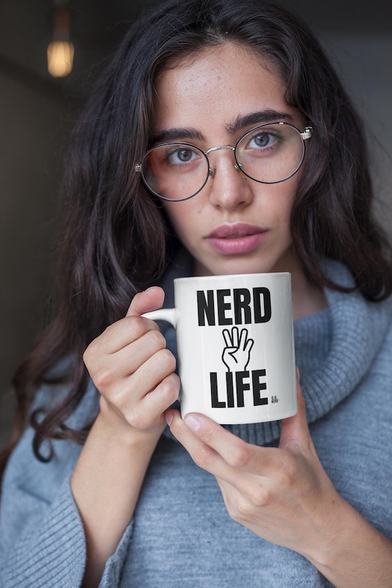 Nerd Life Ceramic Mug: Funny Gamer Coffee Cup