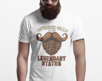 Men's Movember Goals Tee - Legendary Status