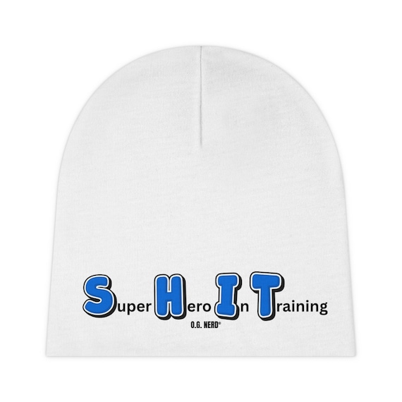 Super Hero in Training Baby Beanie, Infant Hat