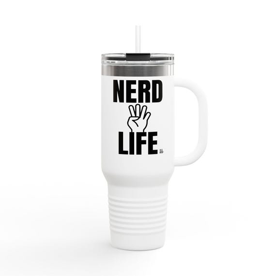 Nerd Life Insulated Travel Mug - 40oz Stainless Steel